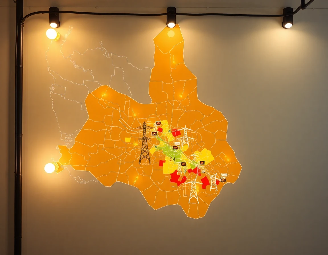 Electrical Service Areas Map